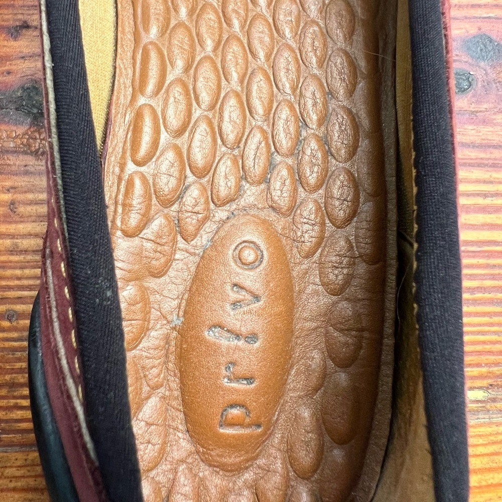 CLARKS Shoes Privo Ballet Flats Leather Slip On Loafer Comfort Women’s 6M - Picture 4 of 9